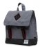 Herschel Supply Co. Everday backpack Survey Kids Mid Grey Crosshatch/Black Crosshatch (04903)