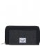 Herschel Supply Co. Zip wallet Thomas RFID Black/Black Crosshatch (03520)