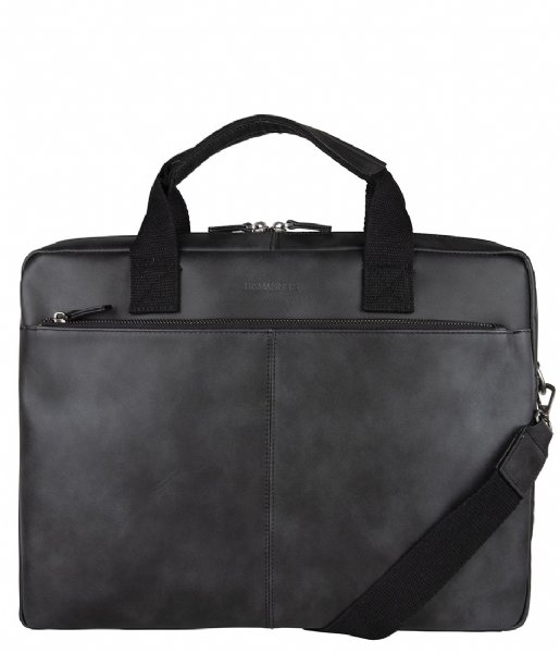 Hismanners Laptop Shoulder Bag Kale 17 Inch Black