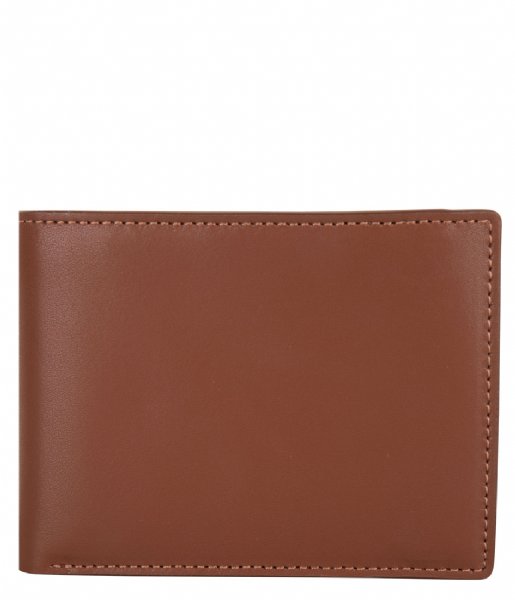 Hismanners Bifold wallet Spruce Wallet RFID Cognac