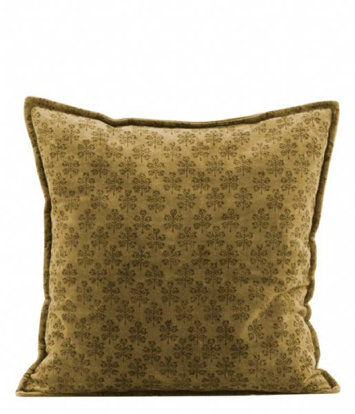 House Doctor Decorative pillow Kussenhoes Velv Mosterd geel