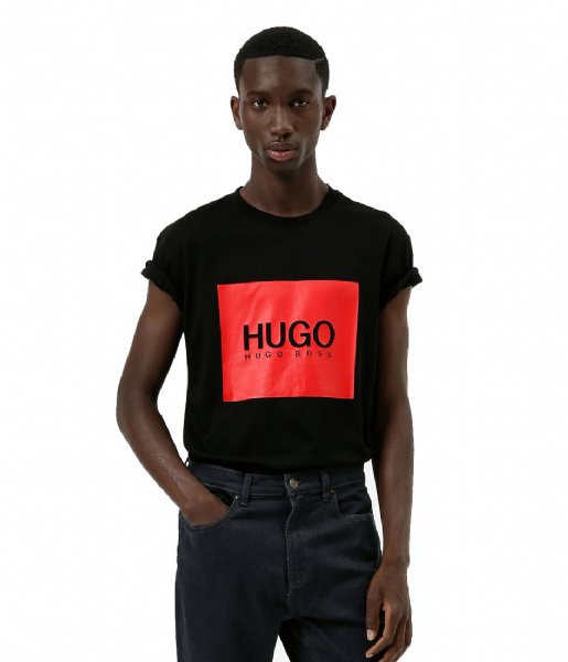 HUGO T shirt Dolive214 50456378 Black (001)