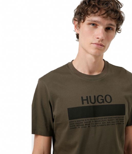 HUGO T shirt Daitai 50457125 Dark Green (304)