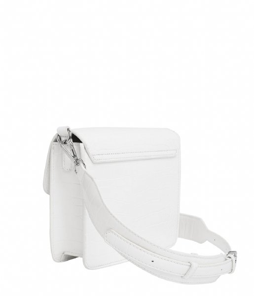 HVISK Crossbody bag Cayman Shiny Strap Bag White (027)