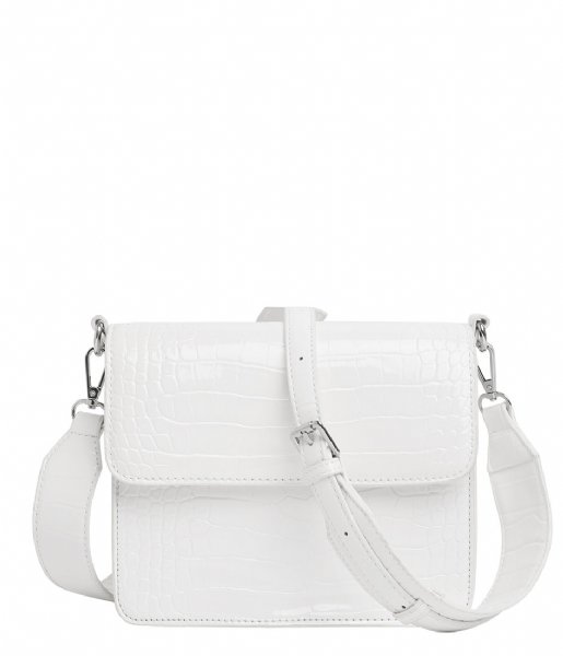 HVISK Crossbody bag Cayman Shiny Strap Bag White (027)