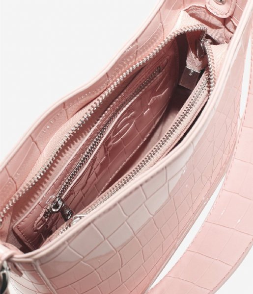 HVISK Shoulder bag Amble Croco Small Soft Pink (098)