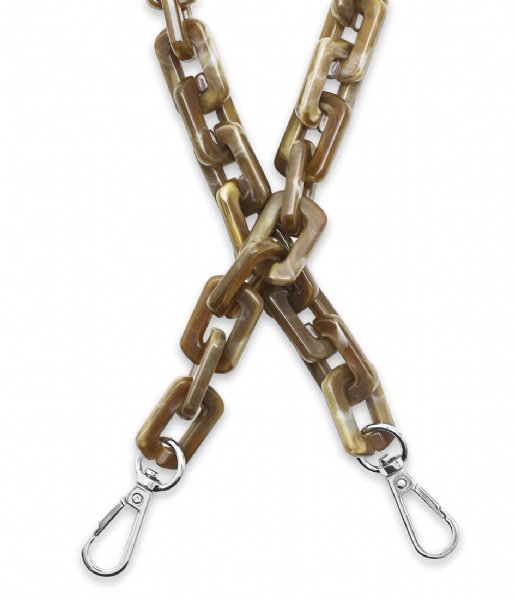 HVISK Shoulder strap Squared Chain Handle Brown (60)