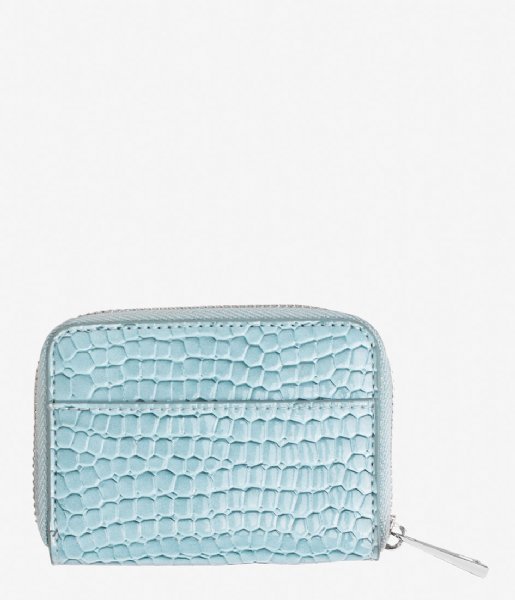 HVISK Zip wallet Wallet Zipper Croco Baby Blue (001)
