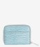 HVISK Zip wallet Wallet Zipper Croco Baby Blue (001)