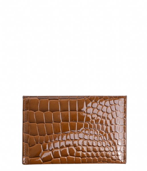 HVISK Coin purse Wallet Wavy Croco Brownish (124) 