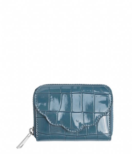 HVISK Zip wallet Wallet Shell Croco Dark Blue (100)