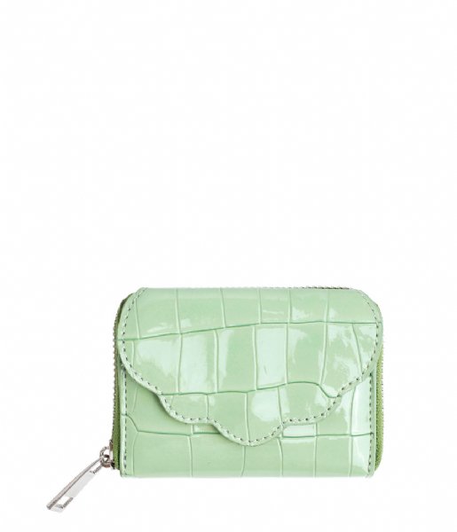 HVISK Zip wallet Wallet Shell Croco Mint Green (095)