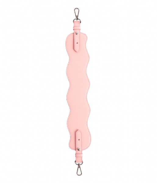 HVISK Shoulder strap Wavy Handle Glossy Short Soft Pink (098)