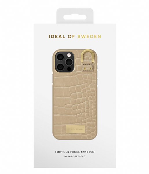 iDeal of Sweden Smartphone cover Fashion Case Atelier iPhone 12/12 Pro Warm Beige Croco (456)
