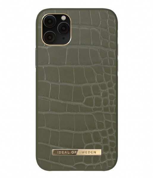 iDeal of Sweden Smartphone cover Atelier Case Introductory iPhone 11 Pro/XS/X Khaki Croco (IDACAW21-I1958-327)