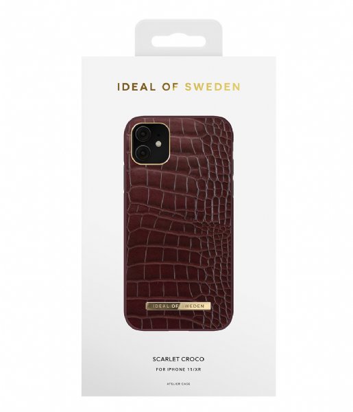 iDeal of Sweden Smartphone cover Atelier Case Introductory iPhone 11/XR Scarlet Croco (IDACAW21-I1961-326)