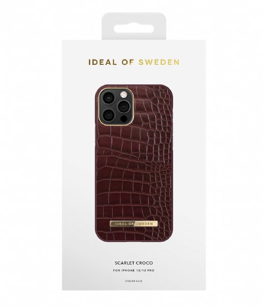 iDeal of Sweden Smartphone cover Atelier Case Introductory iPhone 12/12 Pro Scarlet Croco (IDACAW21-I2061-326)