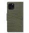 iDeal of Sweden Smartphone cover Atelier Wallet iPhone 11 Pro/XS/X Khaki Croco (IDAWAW21-I1958-327)