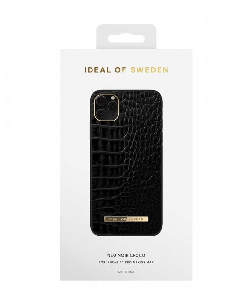 iDeal of Sweden Smartphone cover Atelier Case Entry iPhone 11 Pro Max/XS Max Neo Noir Croco (IDACAW20-1965-236)