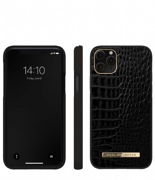 iDeal of Sweden Smartphone cover Atelier Case Entry iPhone 11 Pro/XS/X Neo Noir Croco (IDACAW20-1958-236)