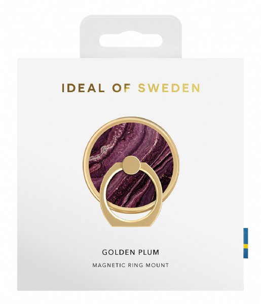 iDeal of Sweden Gadget Magnetic Ring Mount Print Universal Golden Plum (IDMRM-232)