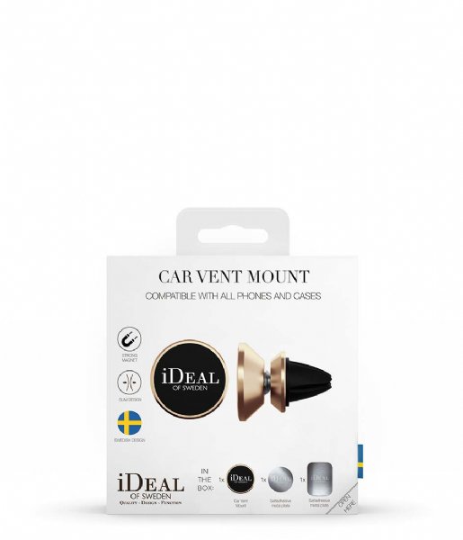iDeal of Sweden Smartphone cover Car Vent Mount Universal Gold (IDCVM-33)