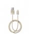 iDeal of Sweden Smartphone cover Fashion Cable 1m Lightning Sparkle Greige Marble (IDFCL-121)