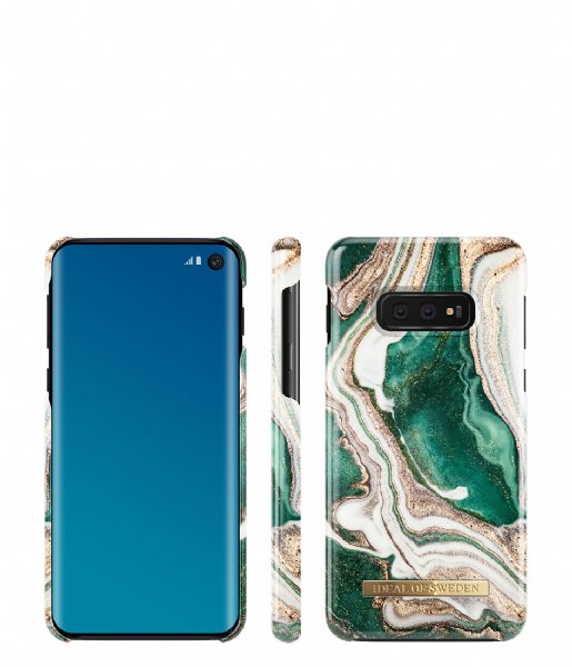 iDeal of Sweden Smartphone cover Fashion Case Galaxy S10E Golden Jade Marble (IDFCAW18-S10L-98)