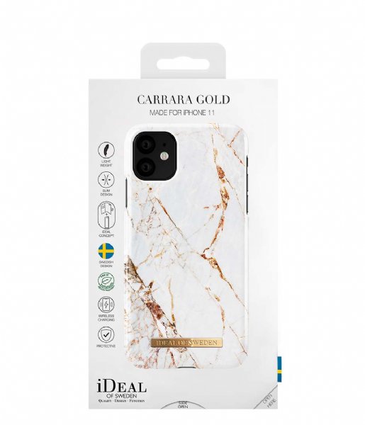 iDeal of Sweden Smartphone cover Fashion Case iPhone 11/XR Carrara Gold (IDFCA16-I1961-46)