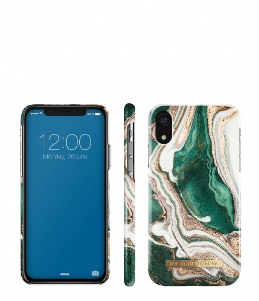 iDeal of Sweden Smartphone cover Fashion Case  iPhone XR Golden Jade Marble (IDFCAW18-I1861-98)
