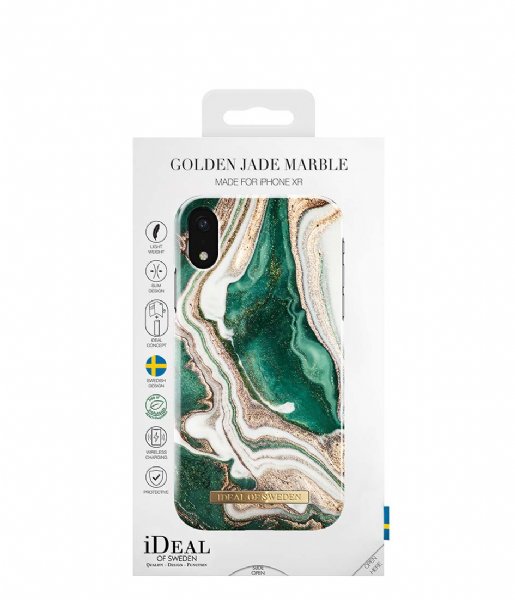 iDeal of Sweden Smartphone cover Fashion Case  iPhone XR Golden Jade Marble (IDFCAW18-I1861-98)