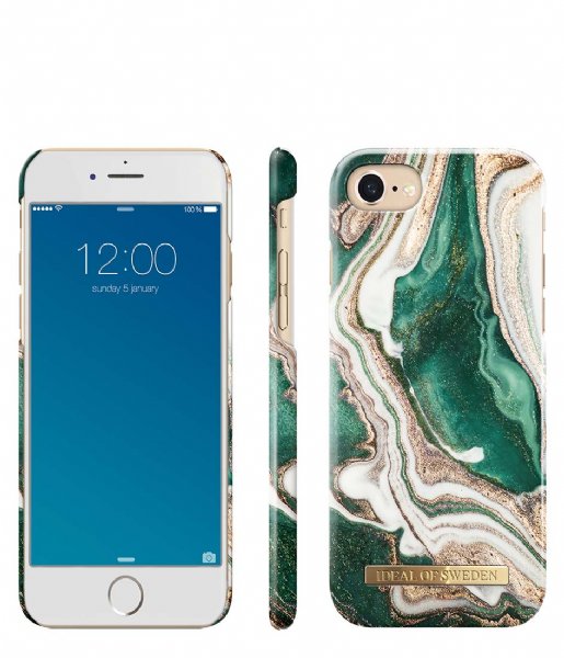 iDeal of Sweden Smartphone cover Fashion Case iPhone 8/7/6/6s Golden Jade Marble (IDFCAW18-I7-98)