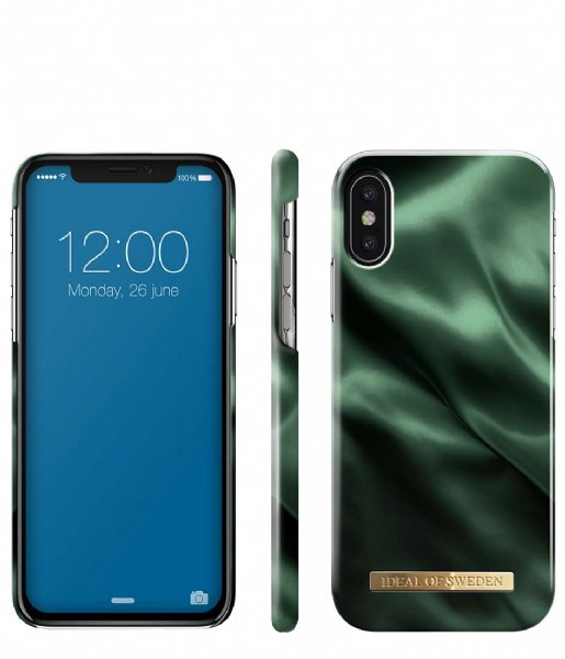 iDeal of Sweden Smartphone cover Fashion Case iPhone X/XS Emerald Satin (IDFCAW19-IXS-154)