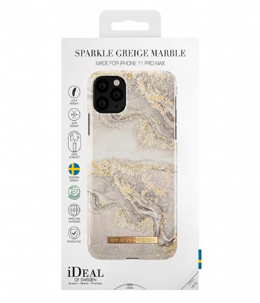 iDeal of Sweden Smartphone cover Fashion Case iPhone 11 Pro Max/XS Max Sparkle Greige Marble (IDFCSS19-I1965-121)
