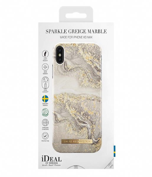 iDeal of Sweden Smartphone cover Fashion Case iPhone XS Max Sparkle Greige Marble (IDFCSS19-IXSM-121)