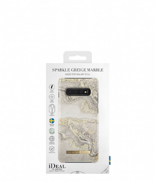 iDeal of Sweden Smartphone cover Fashion Case Galaxy S10+ Sparkle Greige Marble (IDFCSS19-S10P-121)
