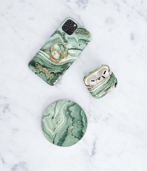 iDeal of Sweden Gadget Fashion QI Charger Mint Swirl Marble