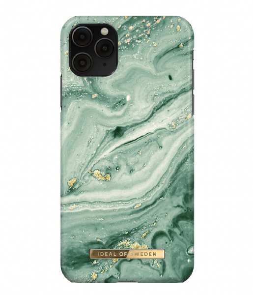 iDeal of Sweden Smartphone cover Fashion Case iPhone 11 Pro Max/XS Max Mint swirl marble (IDFCSS21-I1965-258)