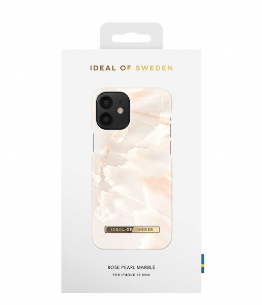 iDeal of Sweden Smartphone cover Fashion Case iPhone 12 Mini Rose pearl marble (IDFCSS21-I2054-257)