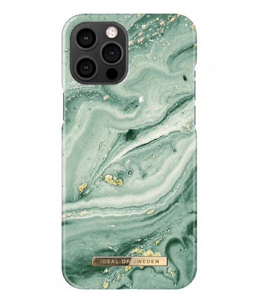 iDeal of Sweden Smartphone cover Fashion Case iPhone 12 Pro Max Mint swirl marble (IDFCSS21-I2067-258)