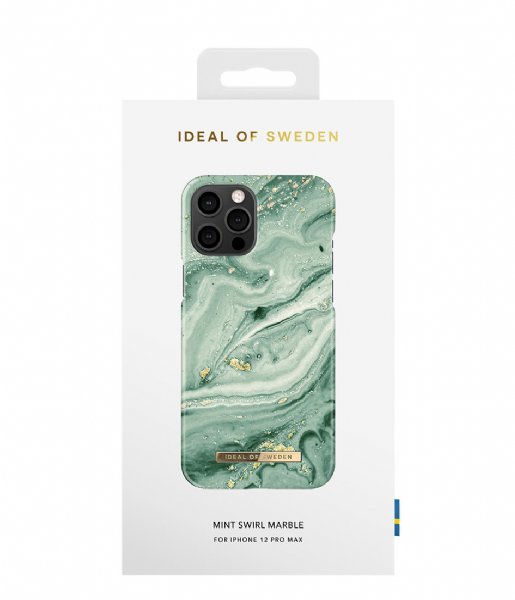 iDeal of Sweden Smartphone cover Fashion Case iPhone 12 Pro Max Mint swirl marble (IDFCSS21-I2067-258)