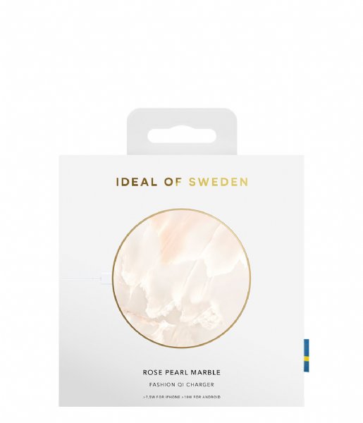 iDeal of Sweden Gadget Fashion QI Charger Rose Pearl Marble