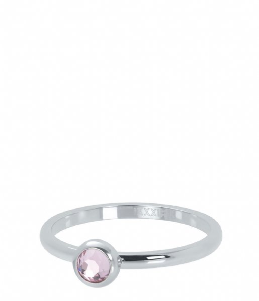 iXXXi Ring 1 Zirconia pink Silver colored (03)