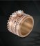 iXXXi Ring Smal Circle Stone Rosegold colored (02)
