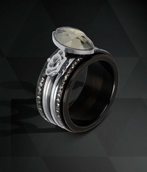 iXXXi Ring Glamour Crown Silver colored (03)