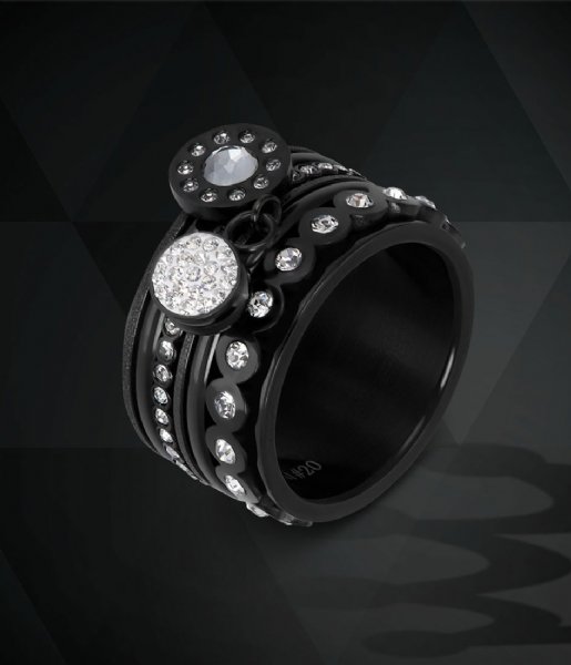iXXXi Ring Diamond Circle Black (05)