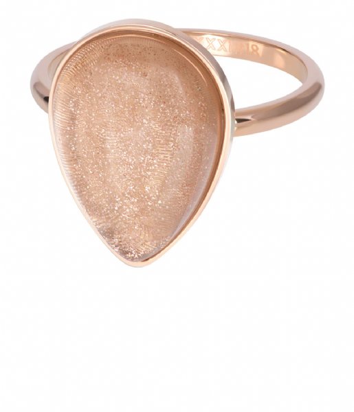 iXXXi Ring Royal Stone Drop Champagne Rosegold colored (02)