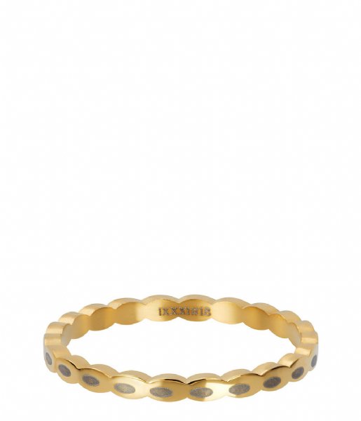 iXXXi Ring Oval shape Gold colored (01)