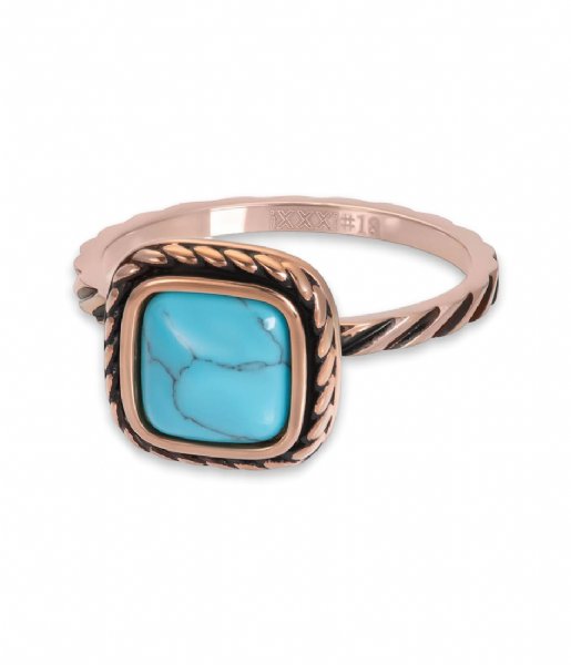 iXXXi Ring Summer Turquoise Rose colored (02)
