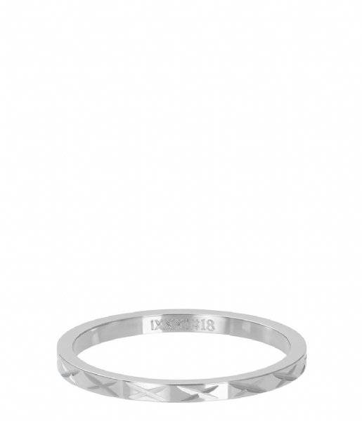 iXXXi Ring X Row Silver colored (03)